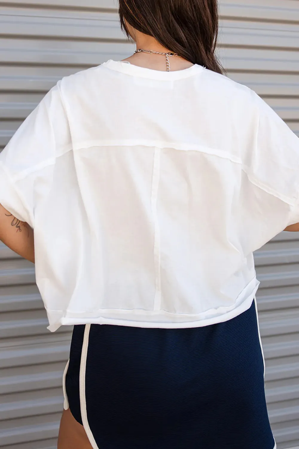 Chest Pocket Round Neck T-Shirt