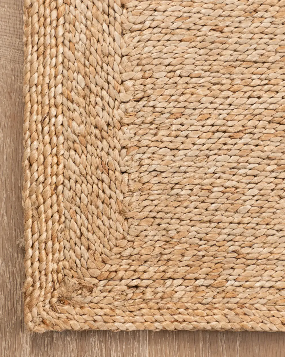 Raised-Weave Handwoven Jute Area Rug