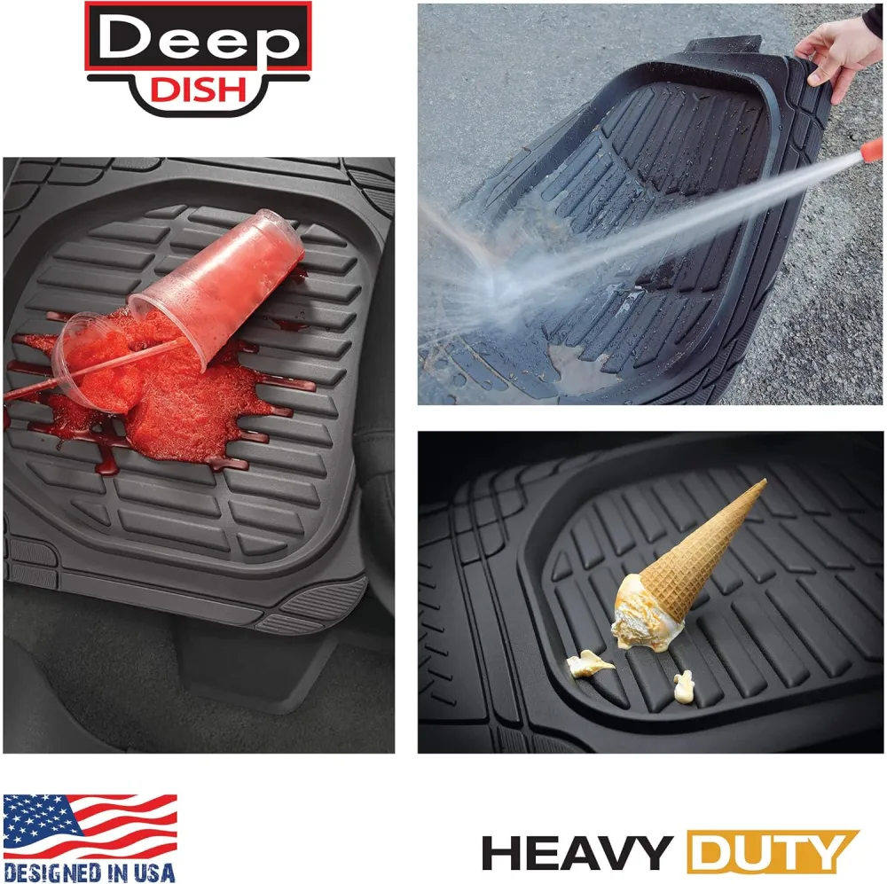Semi Custom Fit Car Floor Mat (Sand, 4 Pieces, Full Set Pan Tech, 100% PVC odorless)