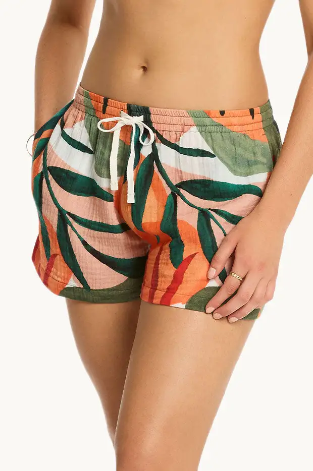 Double Gauze Relaxed Boxer Shorts