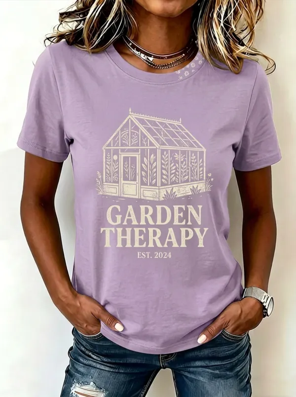 Gardener Garden Therapy Greenhouse T-Shirt