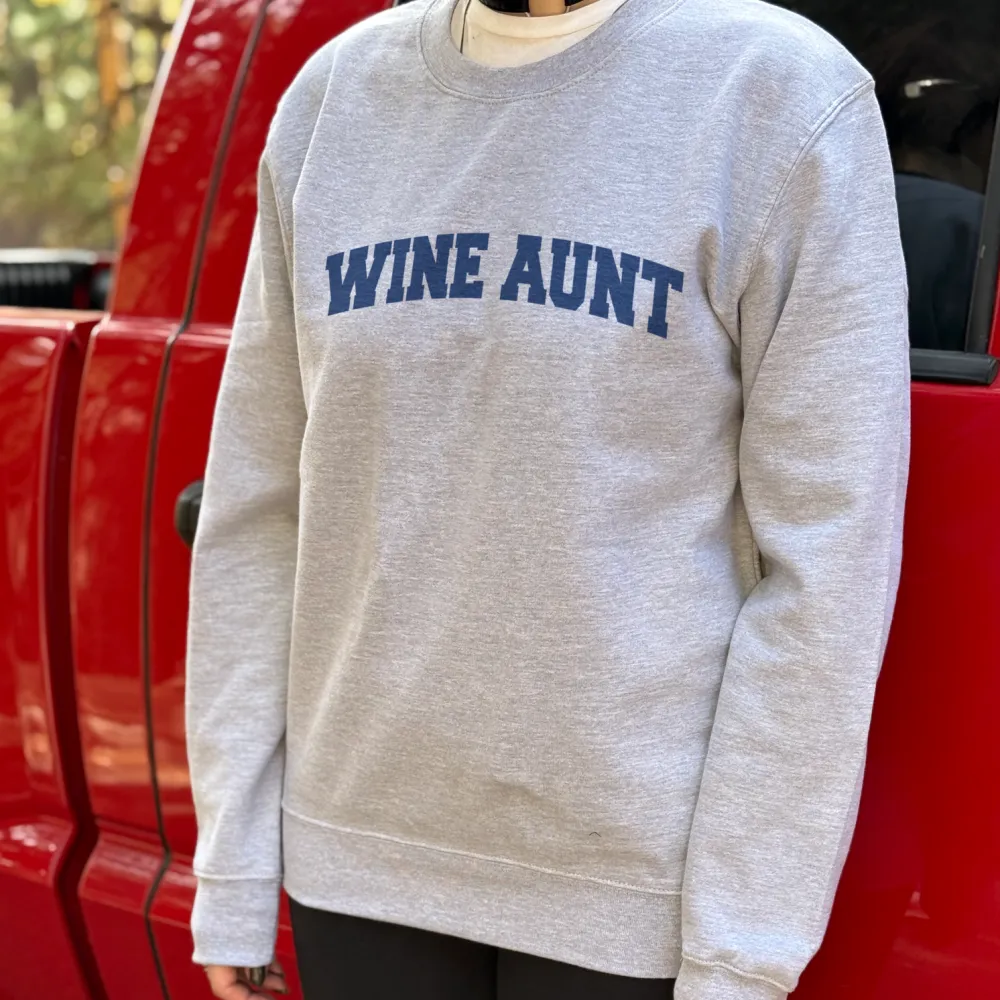 Wine Aunt Graphic Crewneck