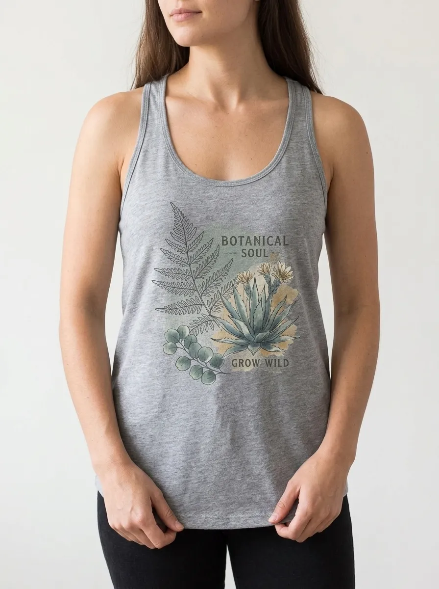Botanical Soul Plant Tank Top