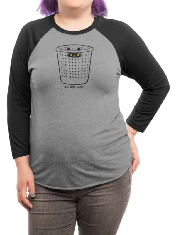 Hiding Cat Print T-Shirt