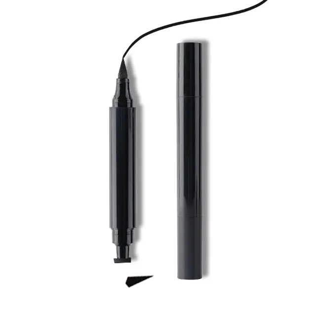 Double Head Eyeliner Wing Stamp Waterproof Long Lasting Liquid Stamp Seal Eyeliner Pen