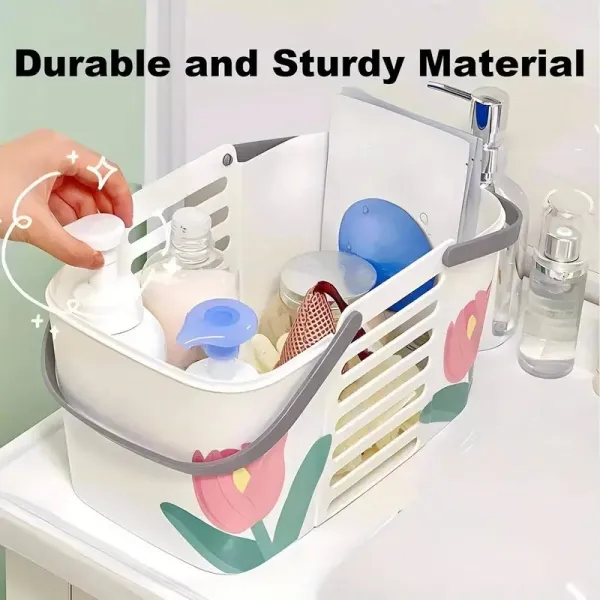 Drainable Bathroom Storage Basket