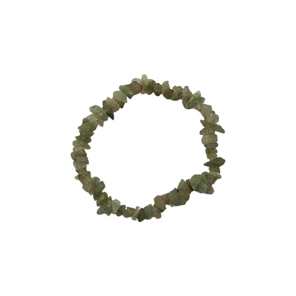 Chip-Stone Stretch Gemstone Crystal Bracelet