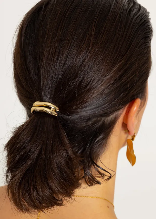 Elastic Gold Hair Tie