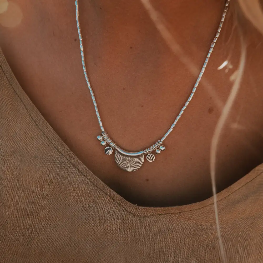 New Moon Rising Wrap Necklace