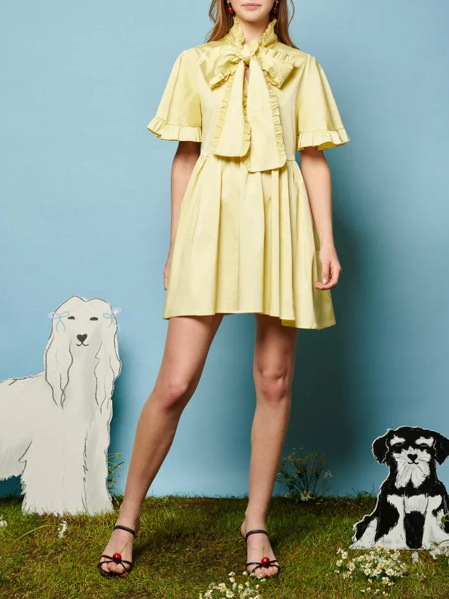 Bow Mini Dress