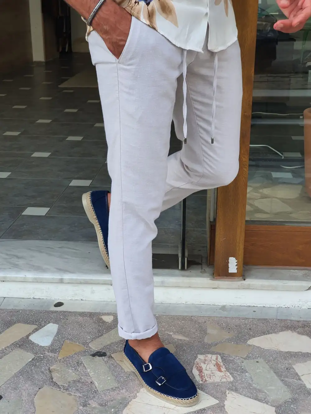 Classic Double Buckled Suede Leather Shoes