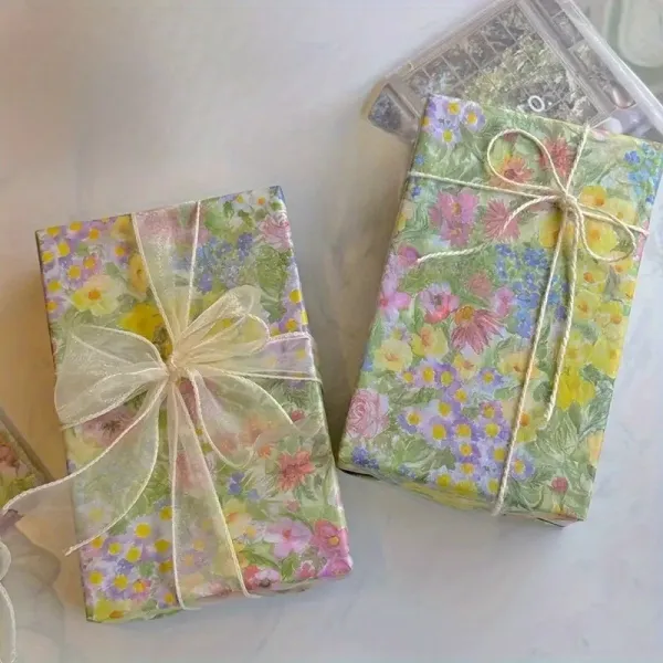 Watercolor Floral Wrapping Paper
