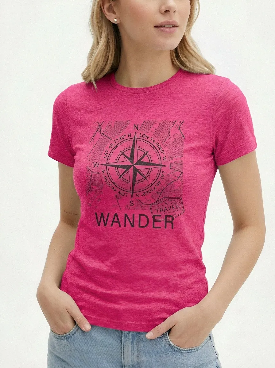 Travel Wander Compass T-Shirt