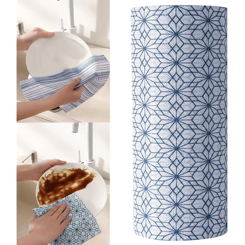 Multipurpose Geometric Design Dish Cloths