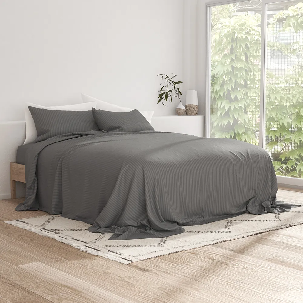 Striped Embossed Sheet Set