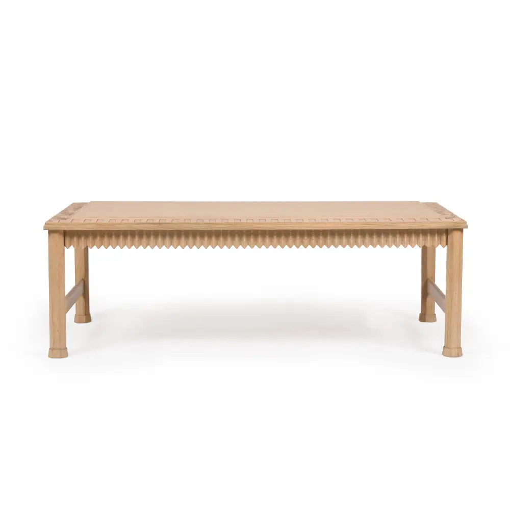 Octagonal Oak Coffee Table