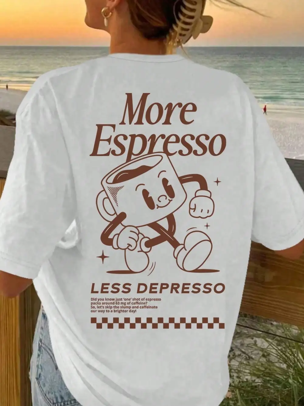 Women Coffee Relaxed Fit T-Shirt