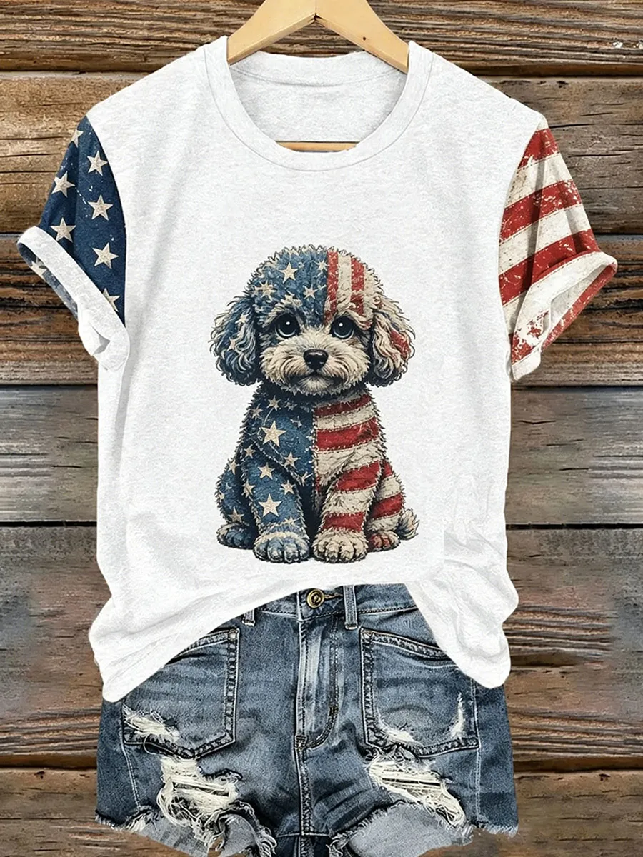 Women's American Poodle T-Shirt