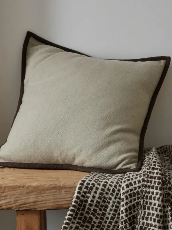 Patterned Wool Decorative Cushion Cover