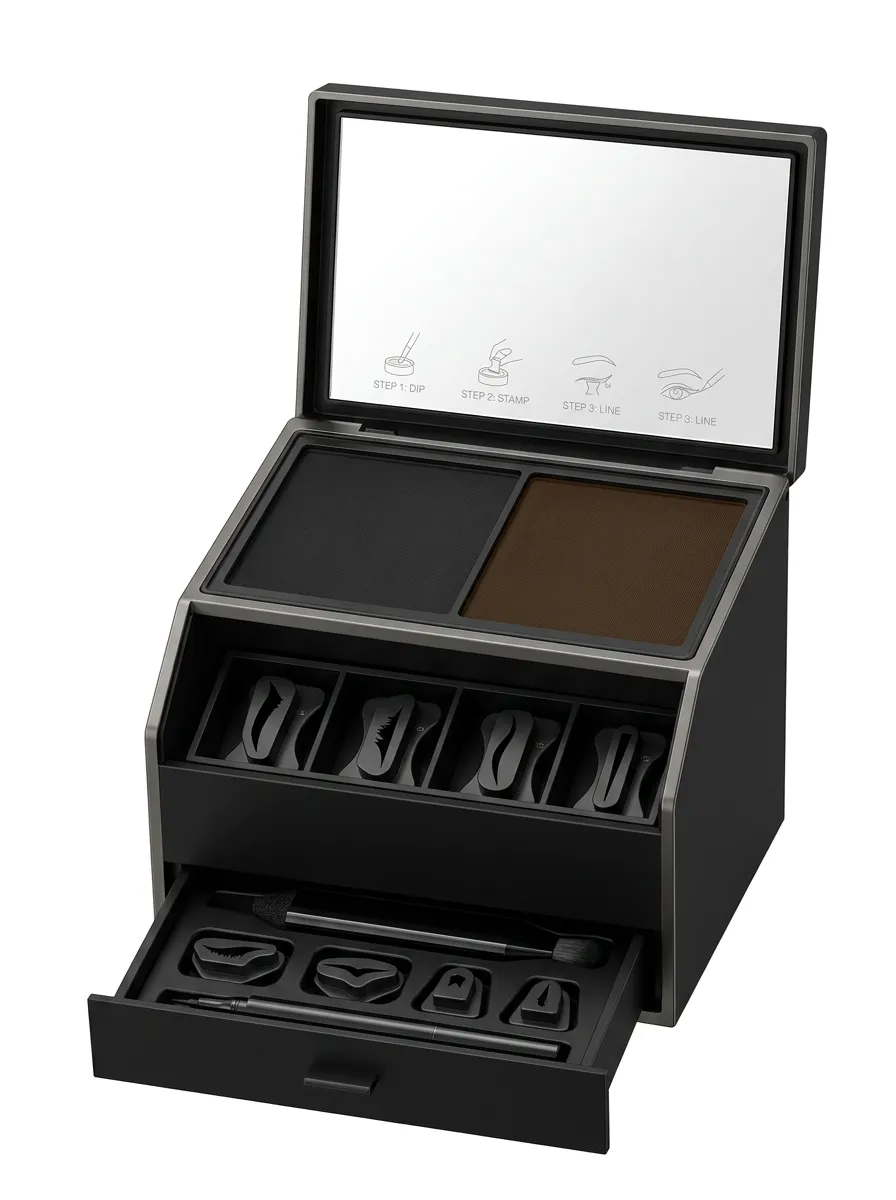 Coordinated 3-in-1 Eye Makeup Stamp Kit