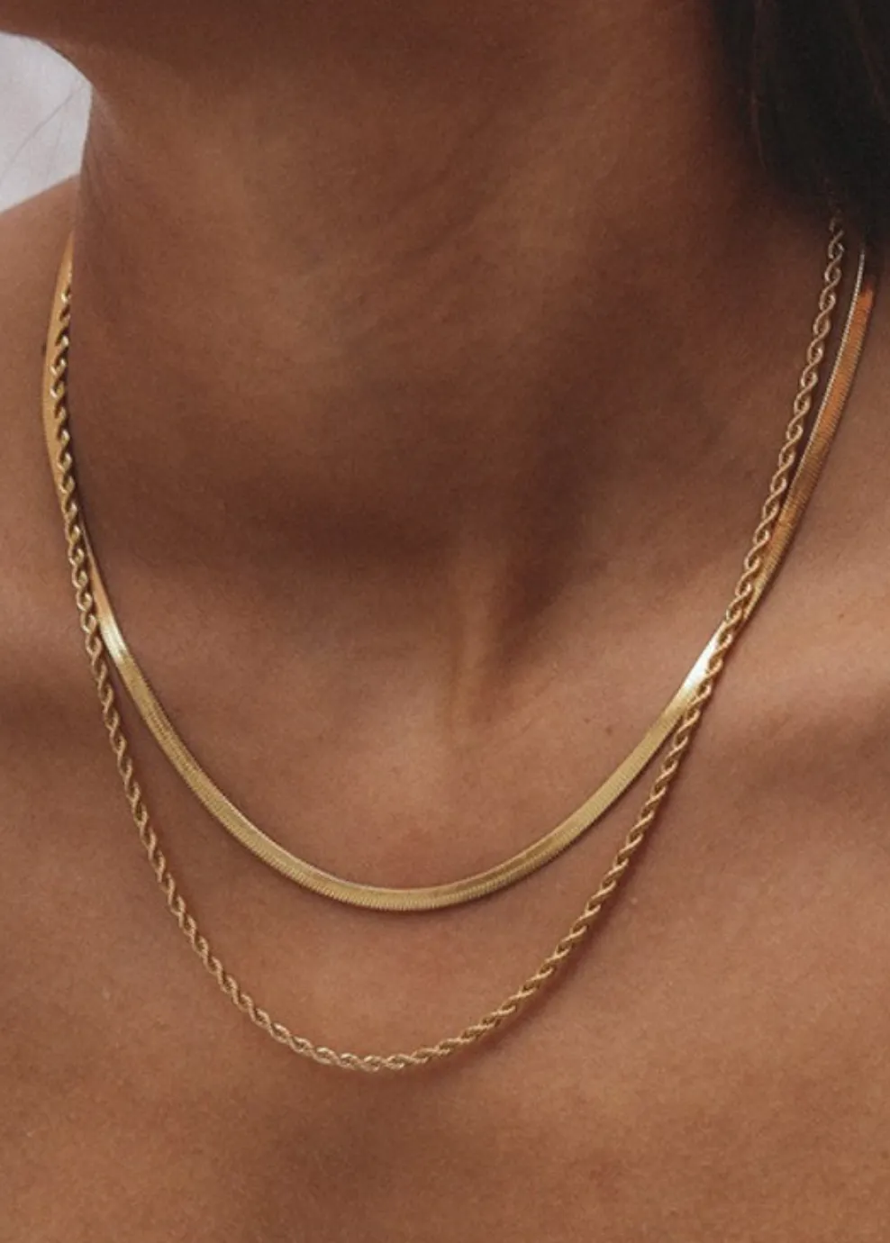 Double Chain Necklace