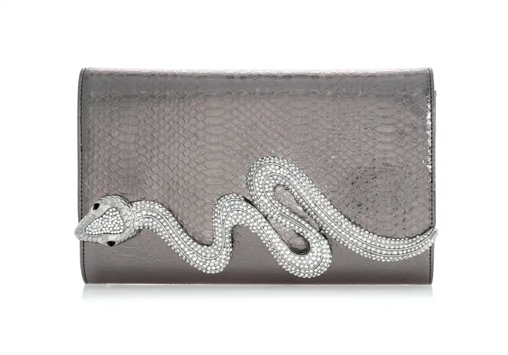 Luminous Serpent Frame Statement Clutch