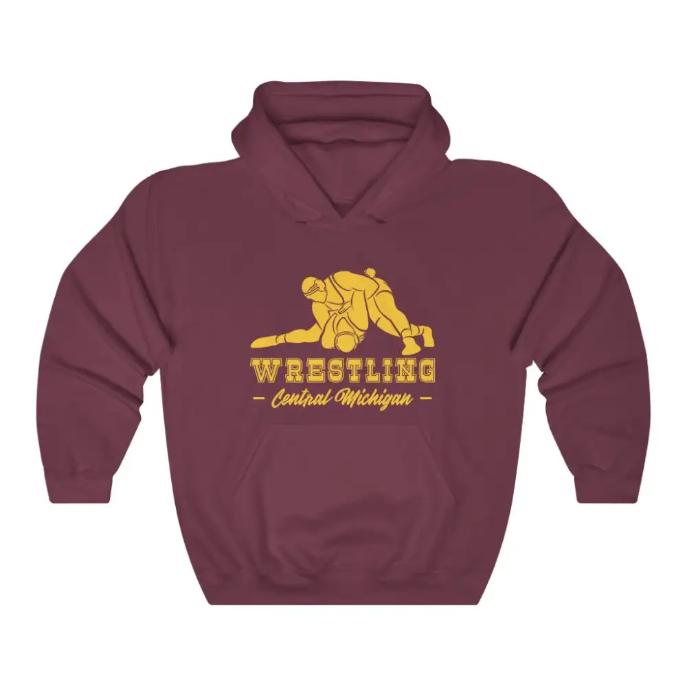 Everyday Bold Print Wrestling Graphic Pullover Hoodie