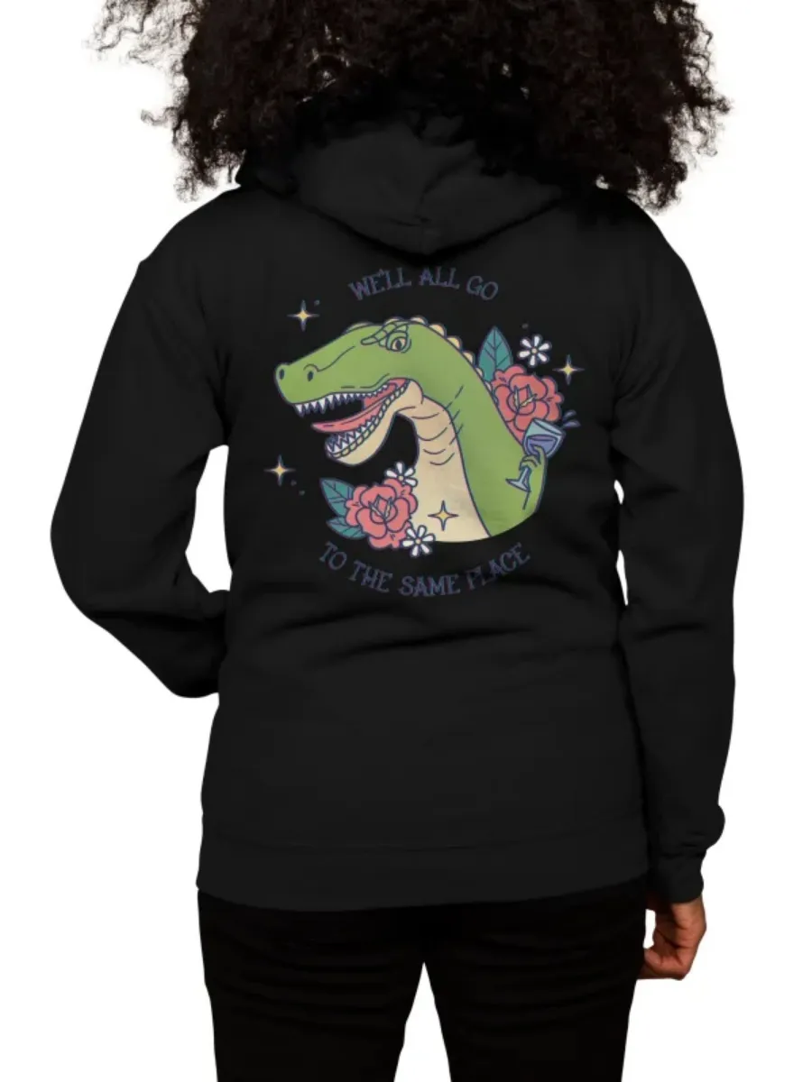 Funny Dinosaur Cocktail Hoodie