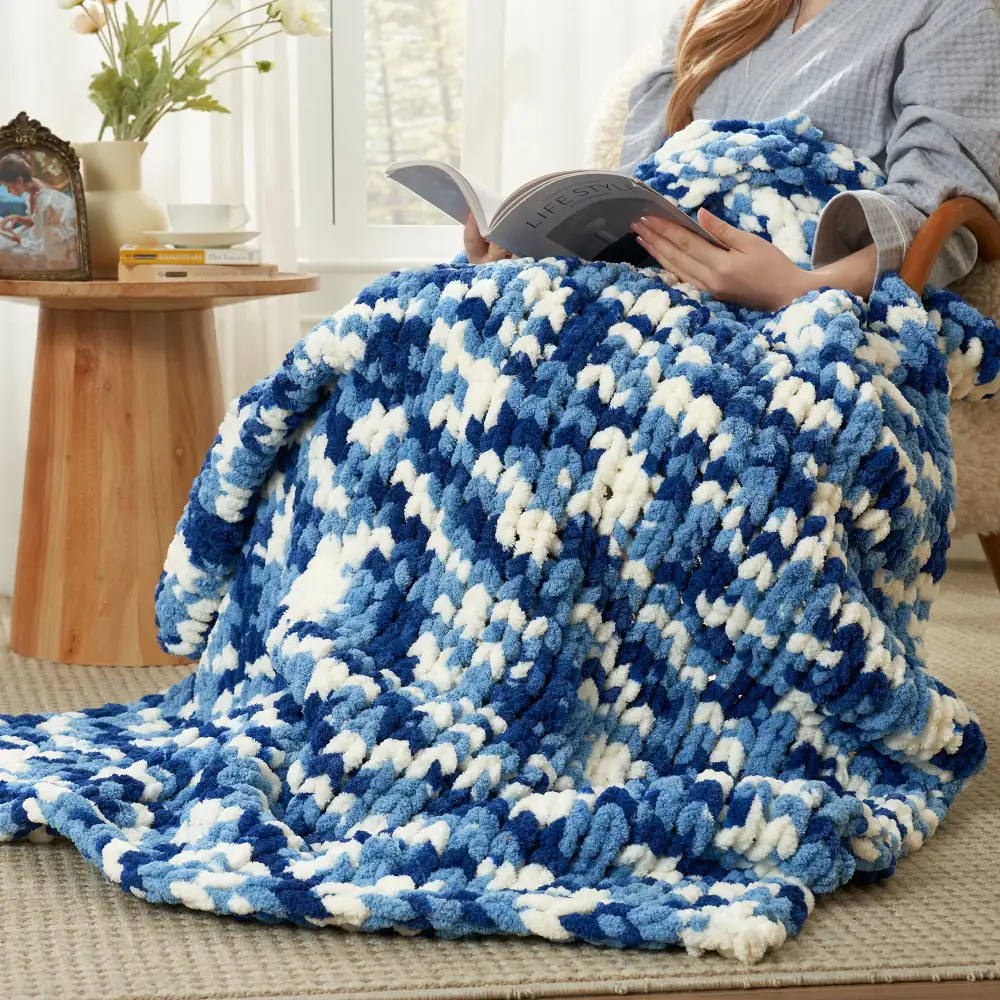 Chenille Chunky Throw Blanket