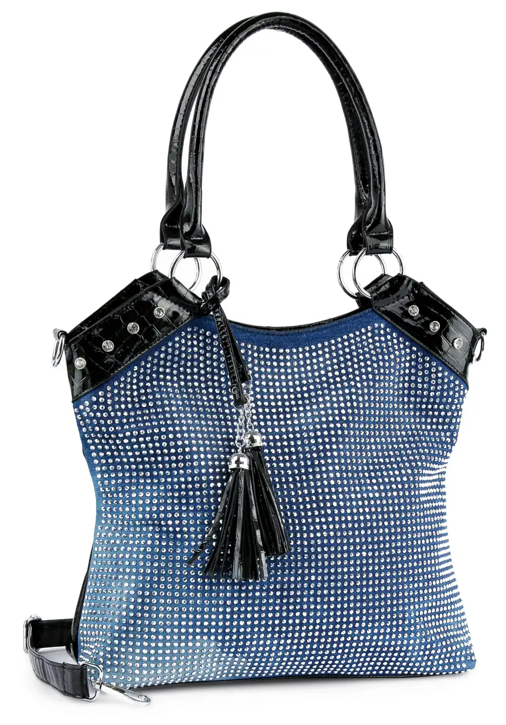 Tassel Accented Tote Bag