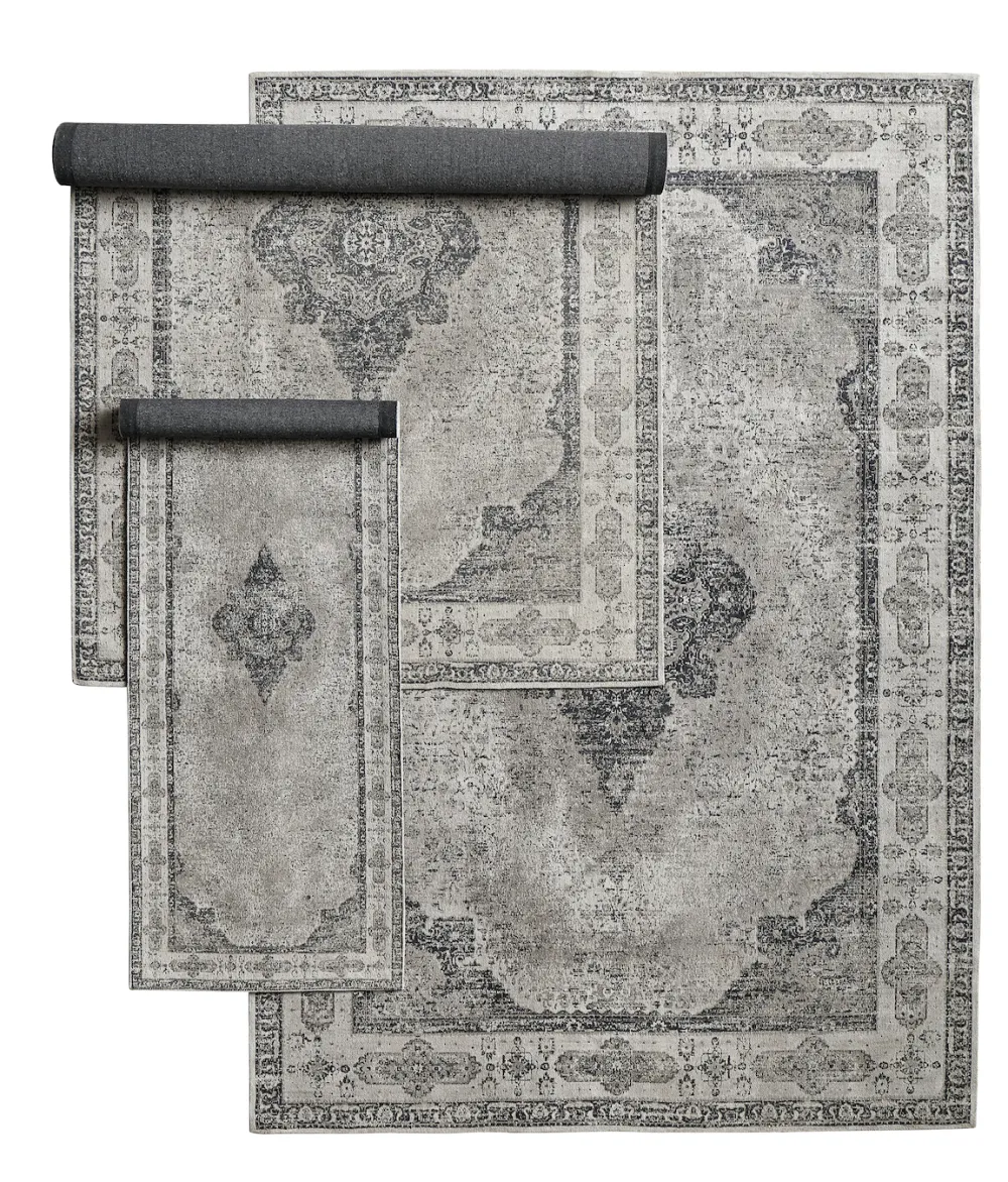 Faded-Pattern Area Rug