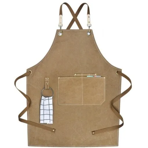 Canvas Cotton Strap Crossback Kitchen Work Apron