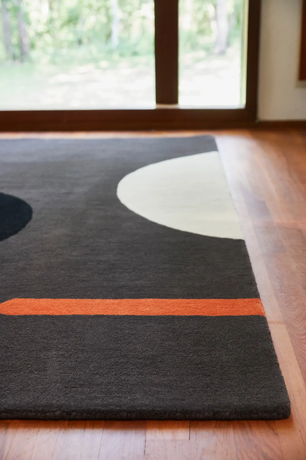 Wool Tufted Abstract Area Rug