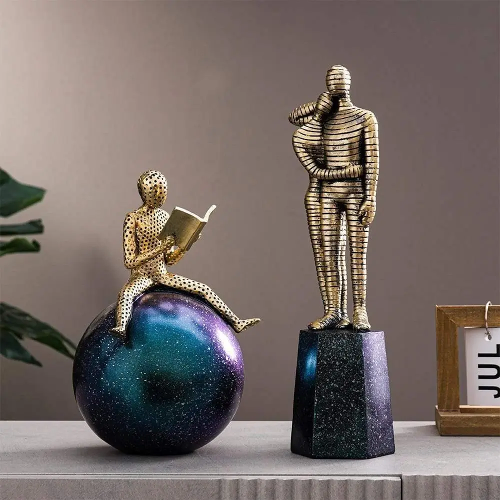 Symbolic Figure Accent Sculpture