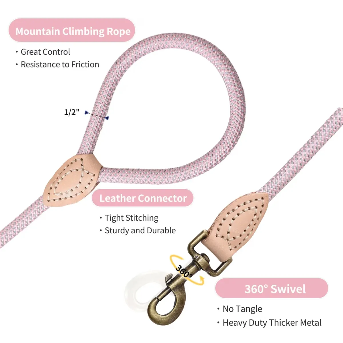 Braided Pet Leash