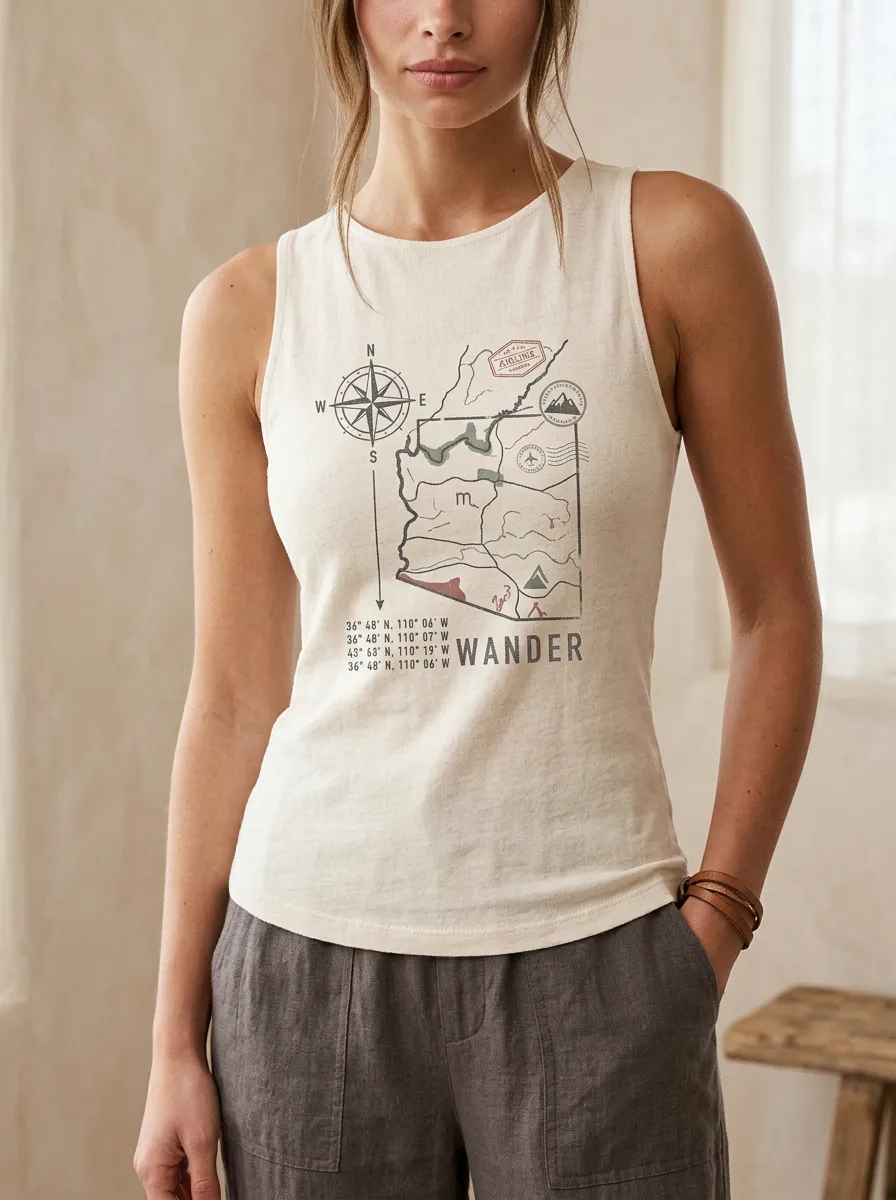 Travel Wanderlust Arizona Tank Top