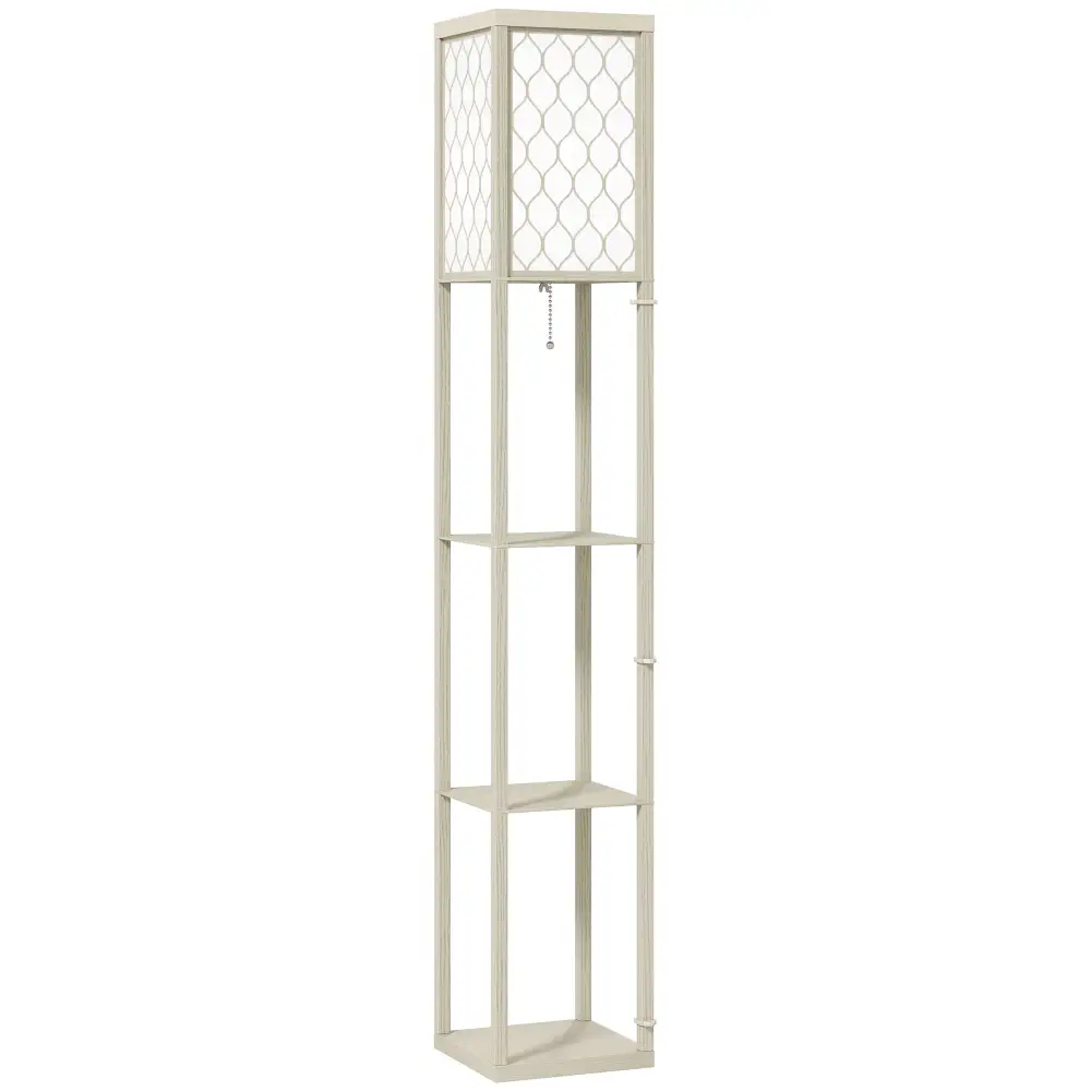 Shelf Pull Chain Ambient Standing Floor Lamp