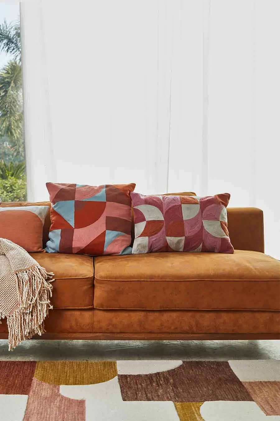 Artisan Hand Embroidered Decorative Cushion Cover