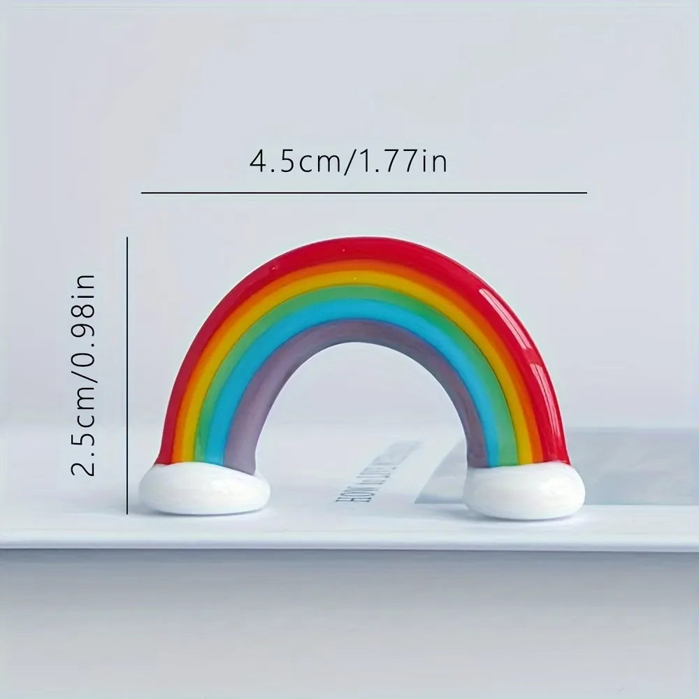 Colorful Rainbow Glass Figurine