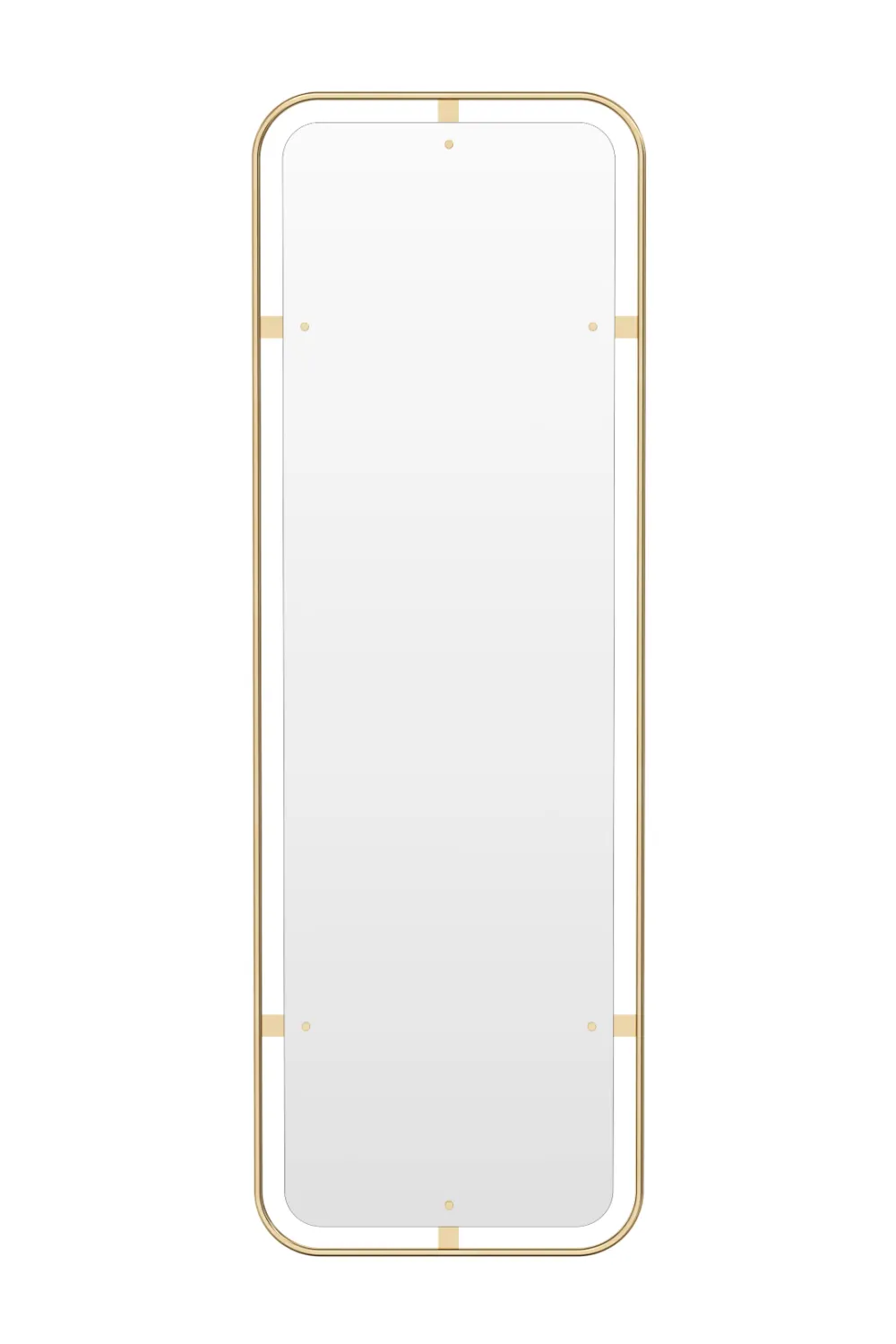 Round Decorative Framed Rectangular Mirror