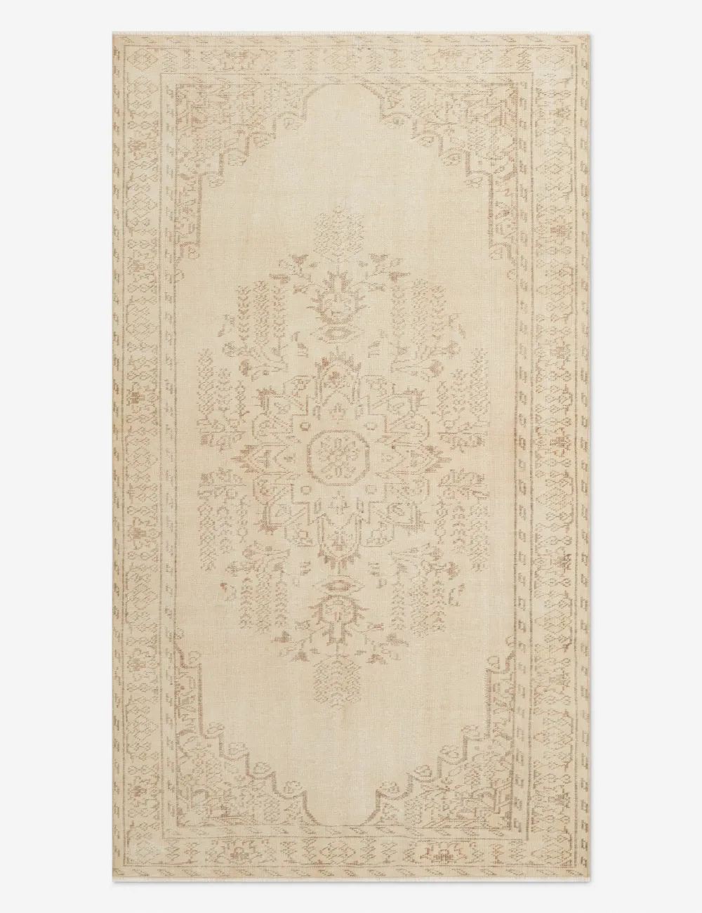 Rich Striking Turkish Inspired Hand Knotted Wool Area Rug