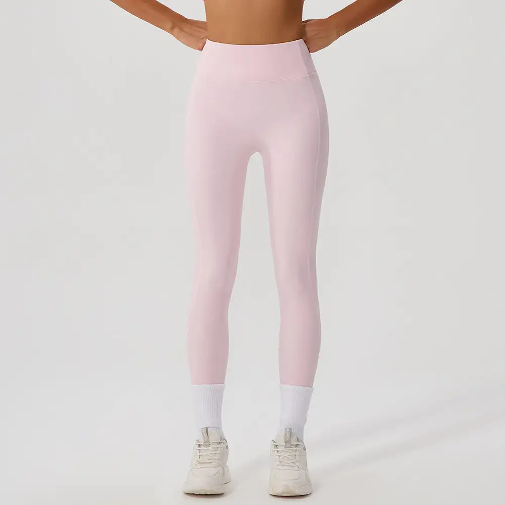 Contrast Back Trim Leggings