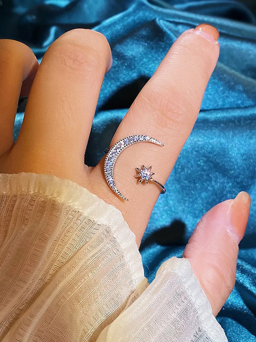 Arabella Star And Moon Ring
