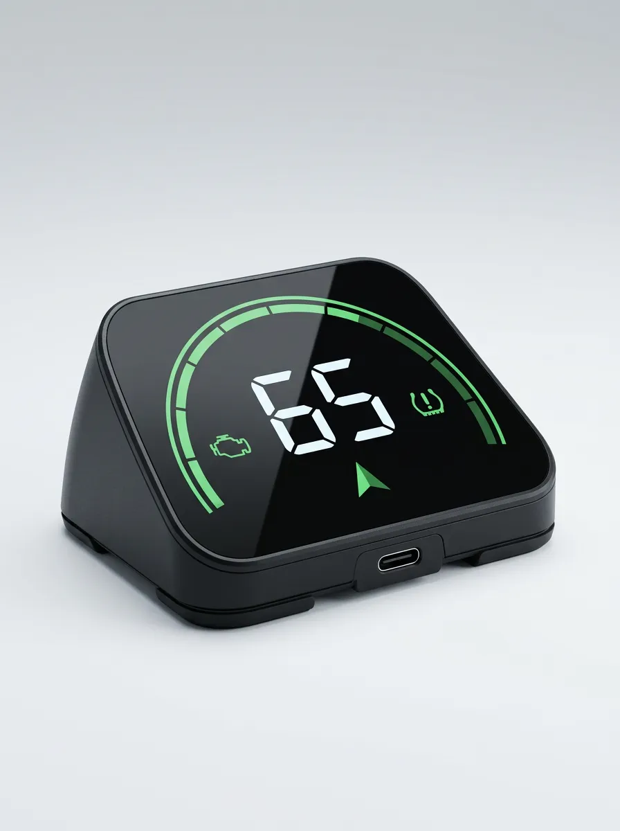 Lighted Digital-Speedometer Head-Up HUD Car HUD Display