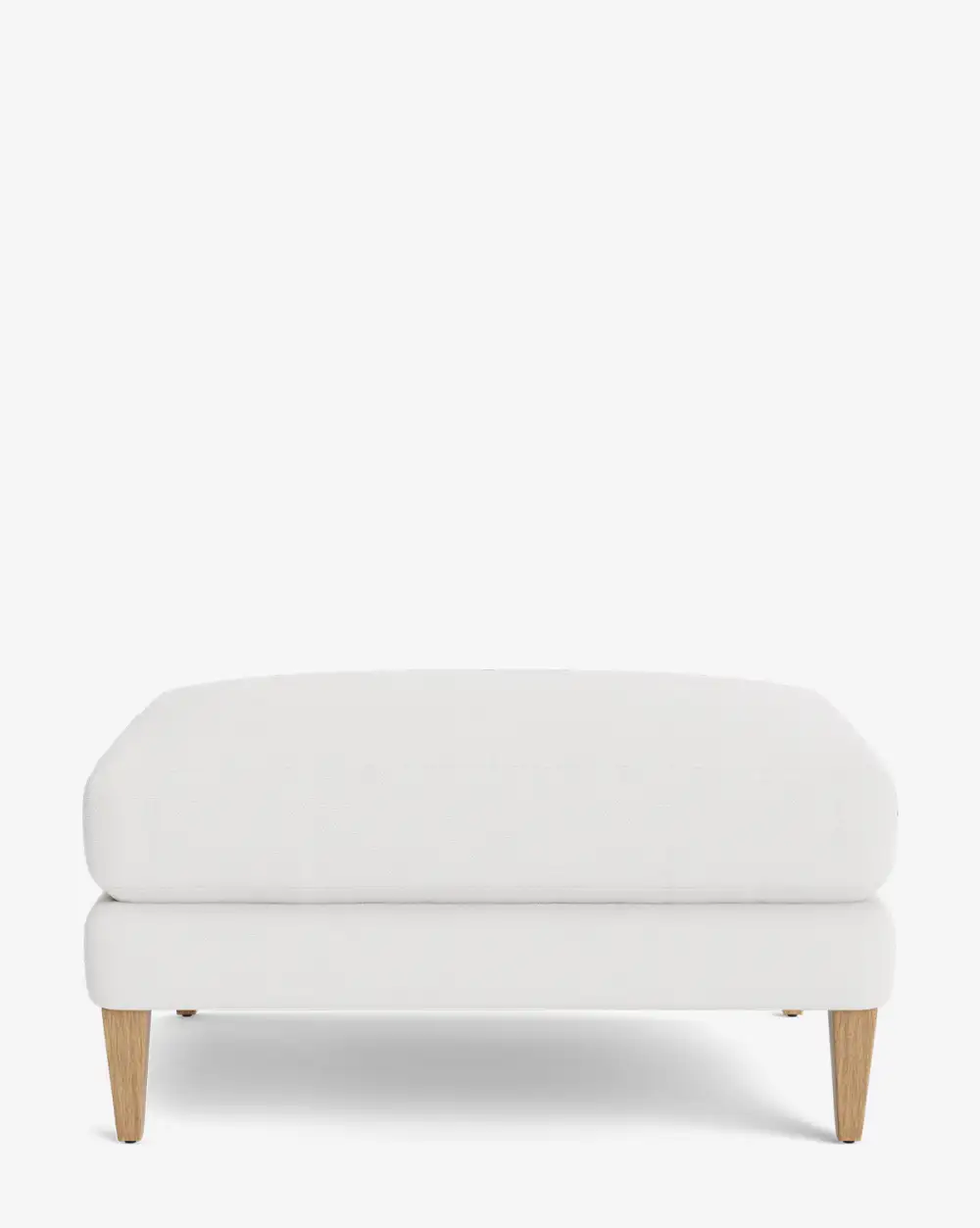 Modern Oak Ottoman