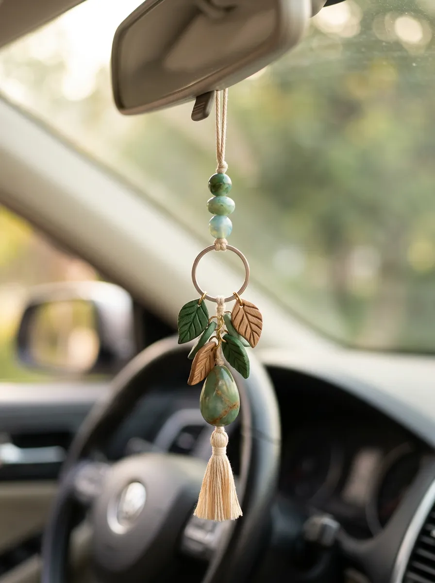 Refined Support Rearview Mirror Hanging Ornament