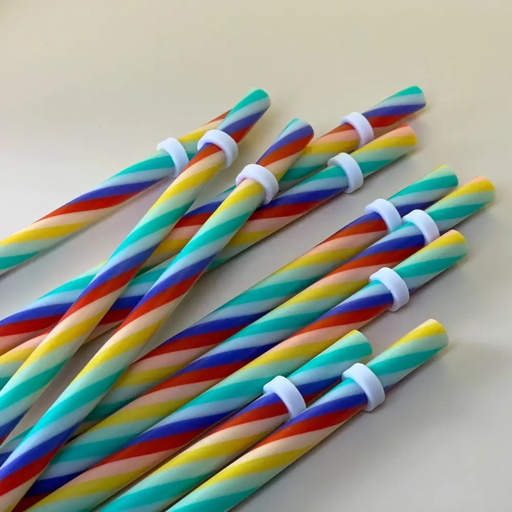 Reusable Decorative Drinking Straws