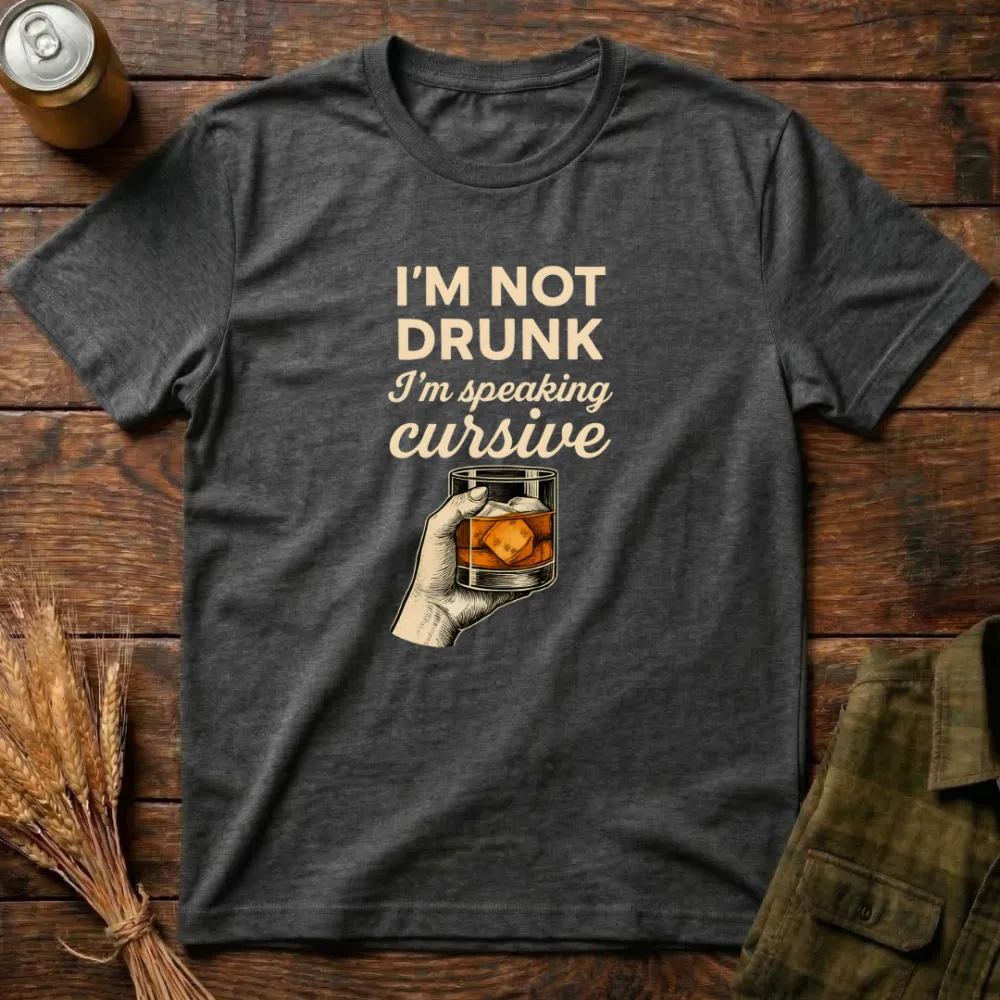 I'M Speaking Cursive Graphic Cotton T-Shirt