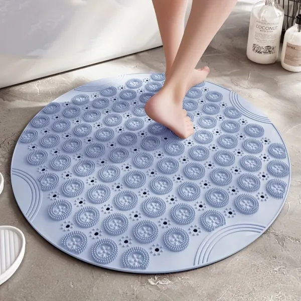 Round Silicone Shower Mat