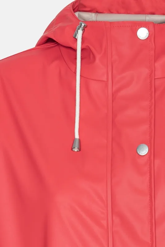 Cotton Eyelet Waterproof Hooded Raincoat